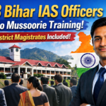 38 Bihar IAS Officers Head to Mussoorie Training