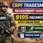 CRPF Tradesman Notification 2026