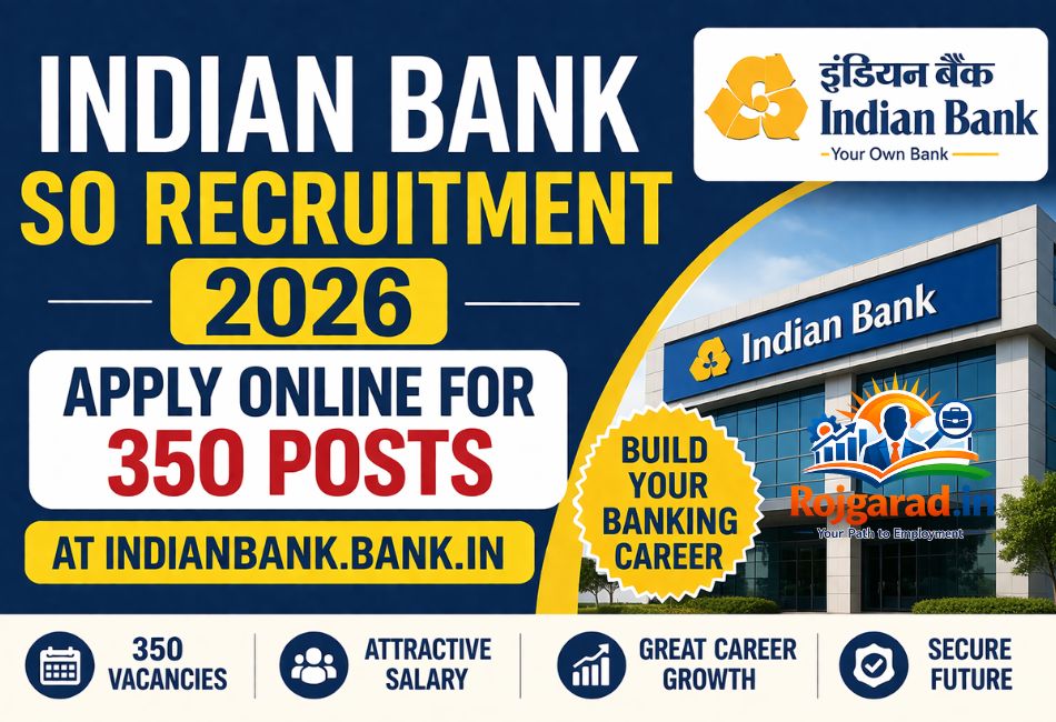 Indian Bank SO Recruitment 2026