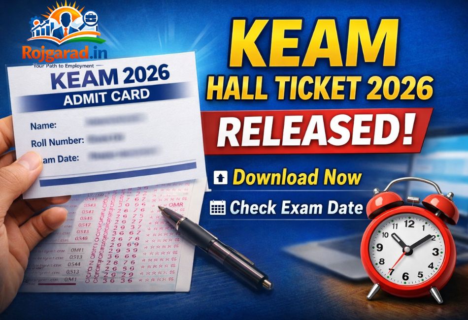 KEAM Hall Ticket 2026 Released