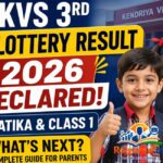 KVS 3rd Lottery Result 2026