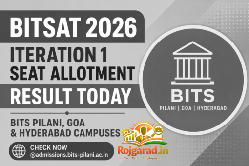 BITSAT 2026 Iteration 1 Seat Allotment Result Released