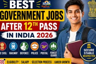 Best Government Jobs After 12th Pass in India 2026