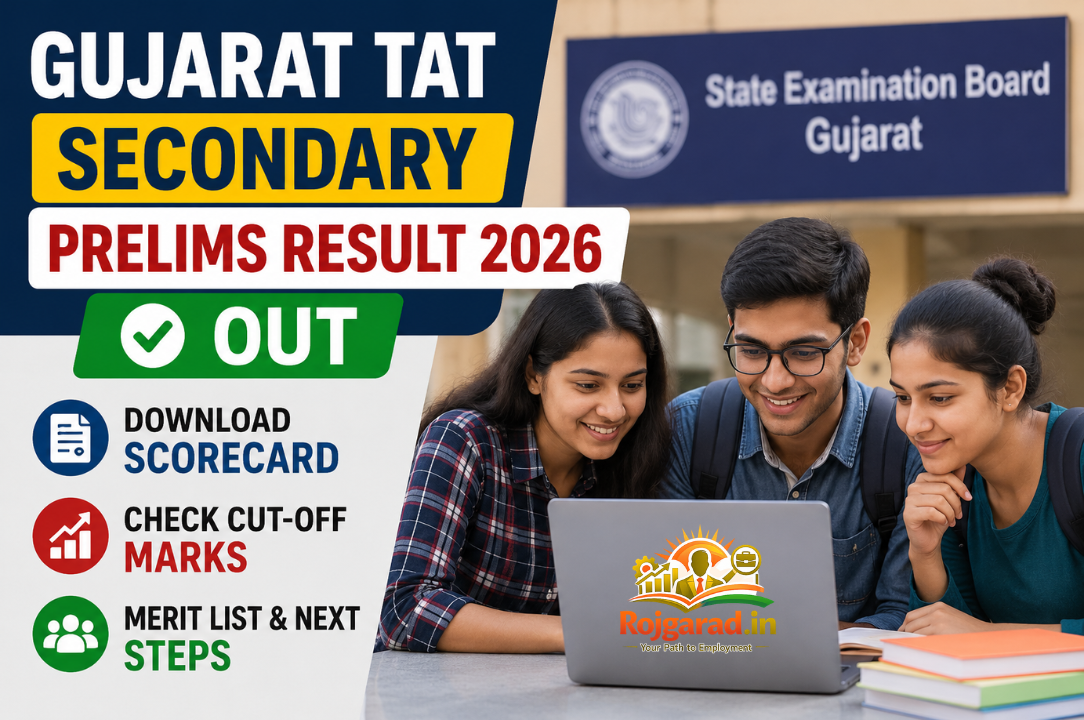 Gujarat TAT Secondary Prelims Result 2026